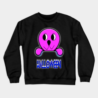 Cute & Funny Halloween Monster Design 🎃👻😄 Crewneck Sweatshirt